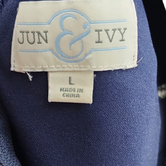 Francesca Collection Jun & Ivy Fit and Flare Mini, Skater Dress with Ladder Trim - Picture 7 of 9